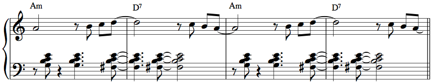 Jazz example ii V