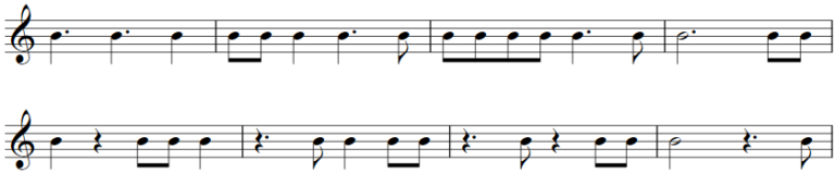 piano rhythm exercise 4