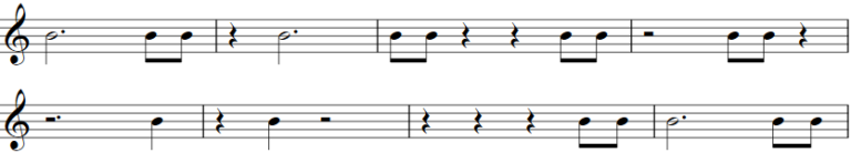 piano rhythm exercise 3